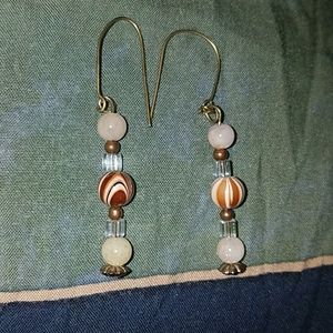 'Downtown Browns' Carnelian Crystal Earrings